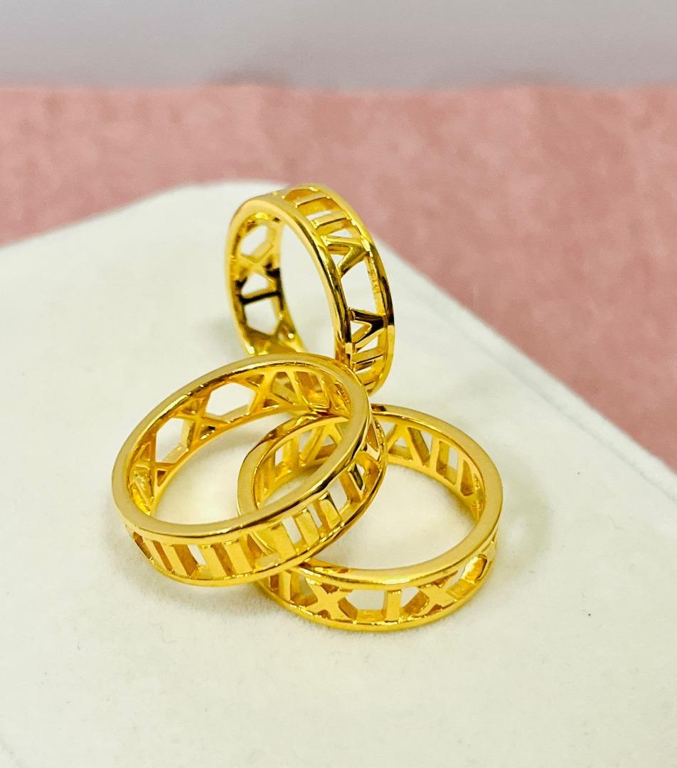 916 22K Gold Rings V9325 to V9334
