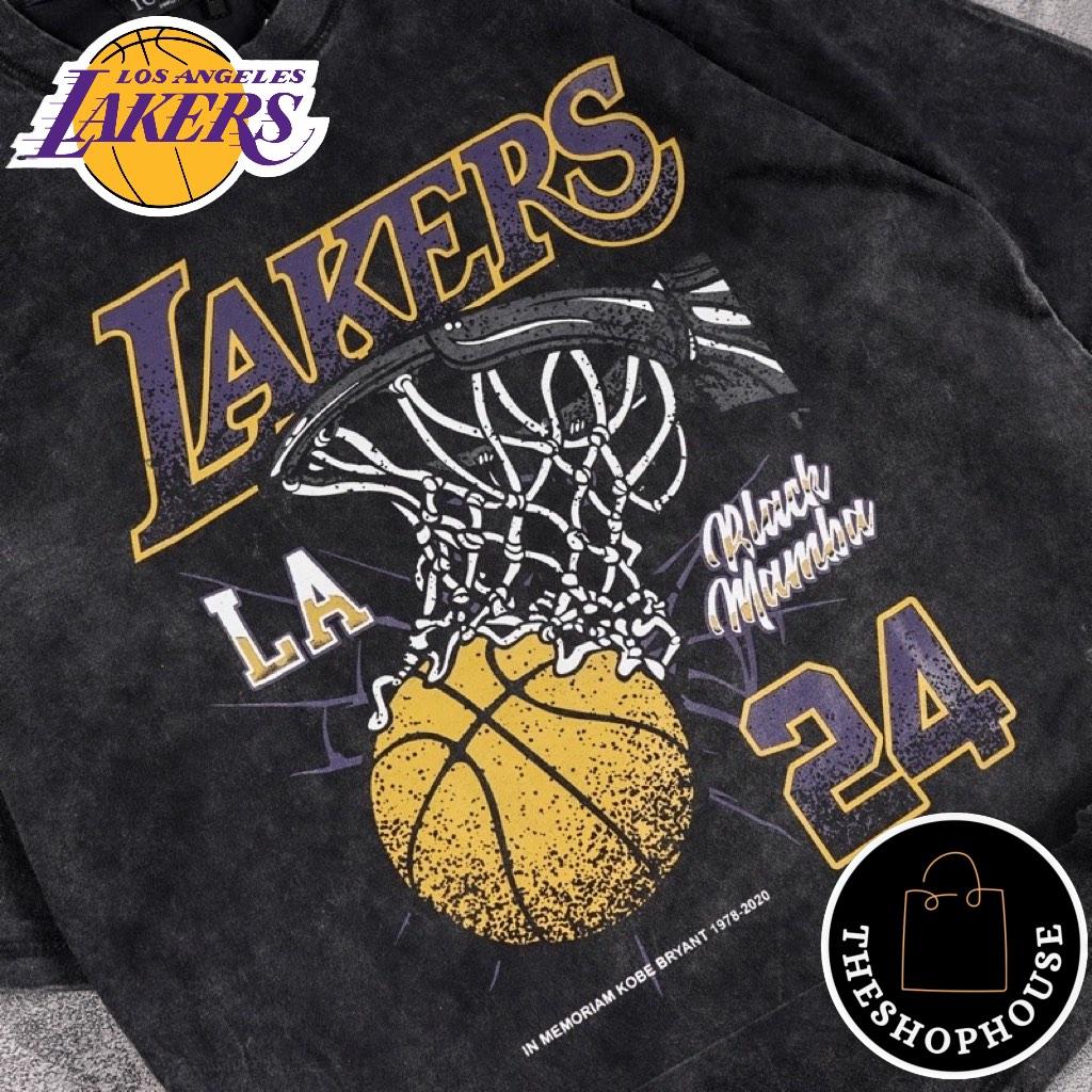 DNV OVERSIZE LATEST LAKERS 24 T-SHIRT FOR MENS