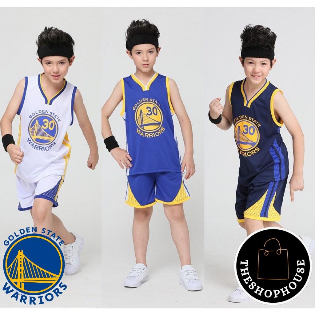 NBA Golden State Warriors Youth Medium M 10-12 Blue Hoodie Sweatshirt Curry