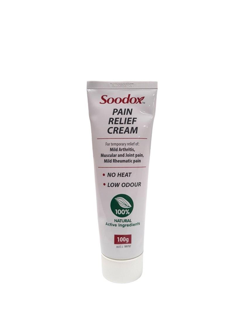 澳洲 Soodox Pain Relief Cream 天然痛楚舒緩軟膏 100g doxton 止痛膏, 健康及營養食用品, 按摩紓緩用品