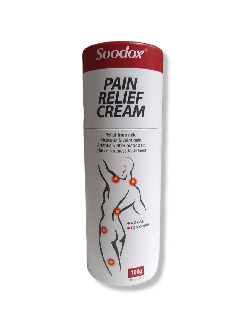 澳洲 Soodox Pain Relief Cream 天然痛楚舒緩軟膏 100g doxton 止痛膏, 健康及營養食用品, 按摩紓緩用品