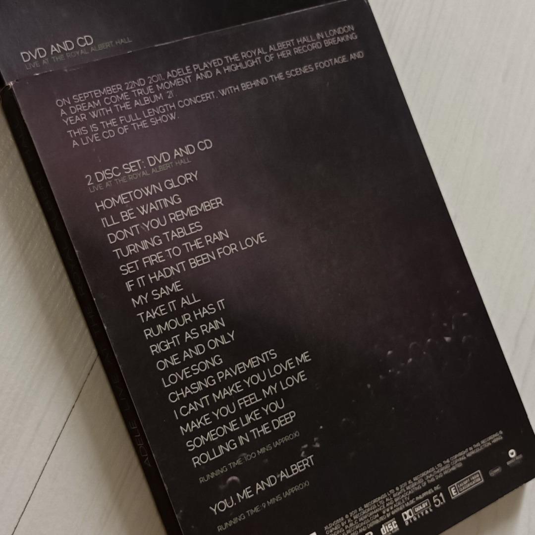 TAKE ALL FOR P1500 : 4 DISCS OF ADELE - 19, 21 and LIVE AT THE ROYAL ALBERT HALL CD/DVD BUNDLE (Category: CDs & DVDs) located in Quezon City. Submitted by khunji (Listing ID 1194043470, Image 3). Description: RFS: Decluttering the CD collection for more space to other CDs. ADELE: LIVE AT THE ROYAL ALBERT HALL CD: like new DVD: like new INLAY: like new CASE: like new SLIP CASE: VG+ ADELE: 19 CD: like new CASE: like new INLAY: VG+ Comes with CD pla
