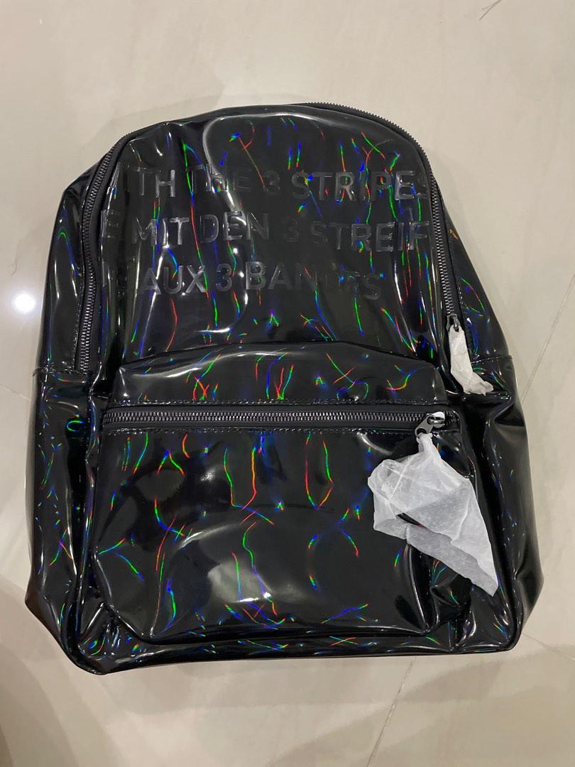 Black holographic backpack shop