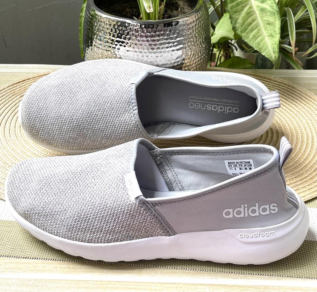 🇺🇸✈️Adidas Walk Lite Go Slip-On Grey Sneakers Size 7.5 US! Arrived from US! On Big Women's Fashion, Footwear, Sneakers on Carousell