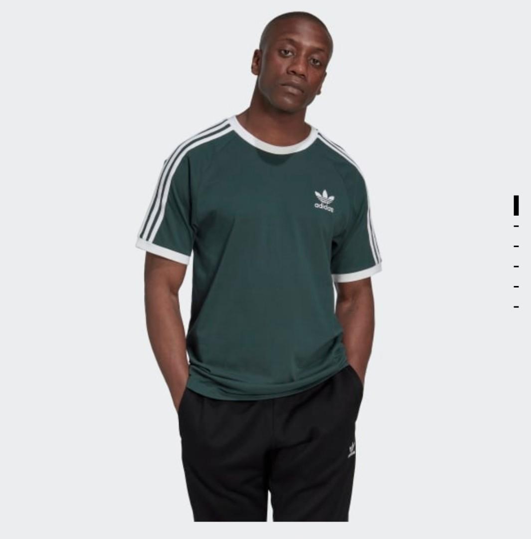 Dark green outlet adidas shirt