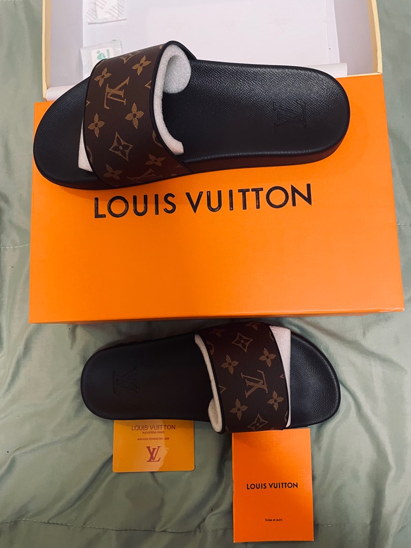 LOUIS VUITTON WATERFRONT MULES ORANGE - Slocog Sneakers Sale