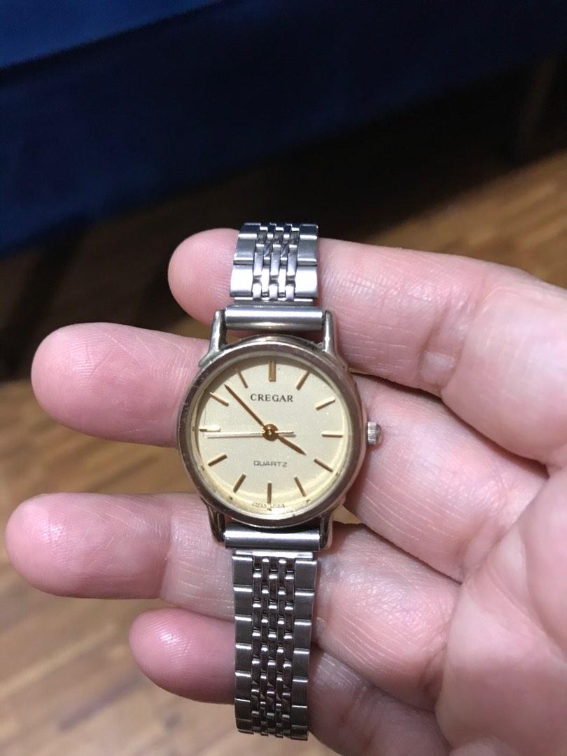 Authentic Cregar Japan Ladies Watch (Category: Women's Watches) located in Manila. Submitted by roseluxuryitems (Listing ID 1194047069, Image 3). Description: Authentic Cregar Japan Ladies Watch Good working condition LP1818 Stainless steel Quartz Japan made Fixed price.