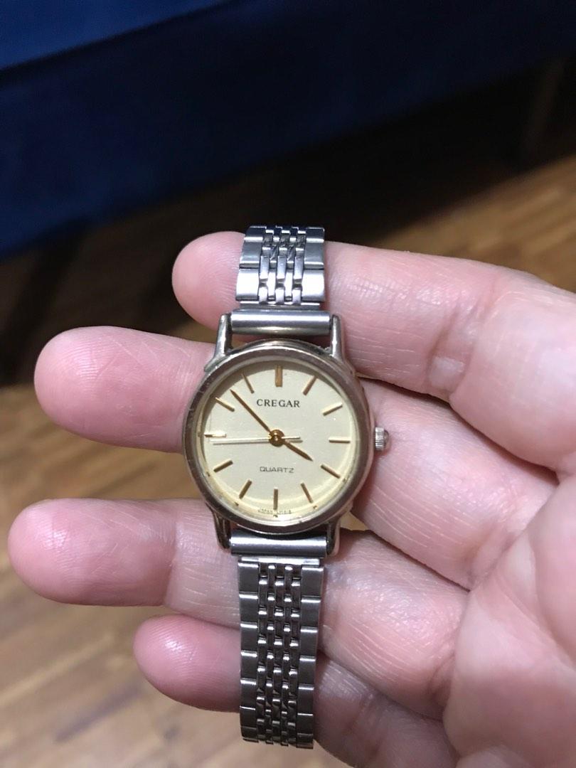 Authentic Cregar Japan Ladies Watch (Category: Women's Watches) located in Manila. Submitted by roseluxuryitems (Listing ID 1194047069, Image 2). Description: Authentic Cregar Japan Ladies Watch Good working condition LP1818 Stainless steel Quartz Japan made Fixed price.