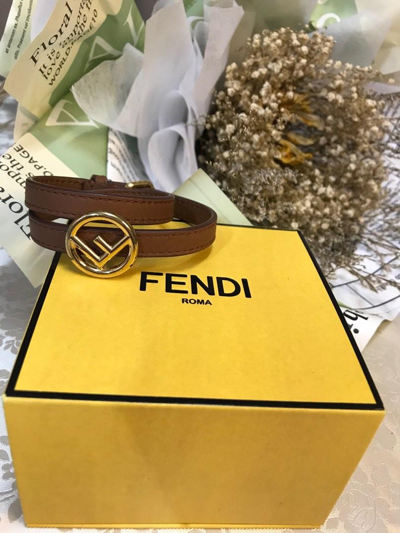 Fendi leather bracelet store
