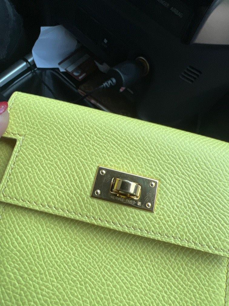 authentic HERMES kelly pocket wallet, Women's Fashion, Bags & Wallets
