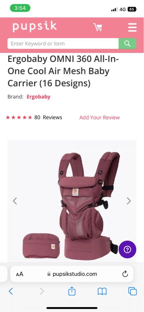 Ergobaby omni 360 cool top air mesh plum