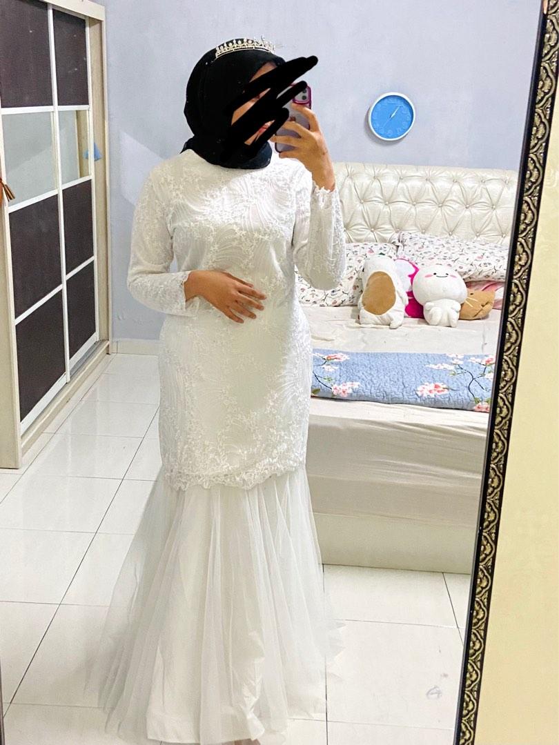 Baju Kurung Nikah Lace Women s Fashion Dresses Sets Dresses