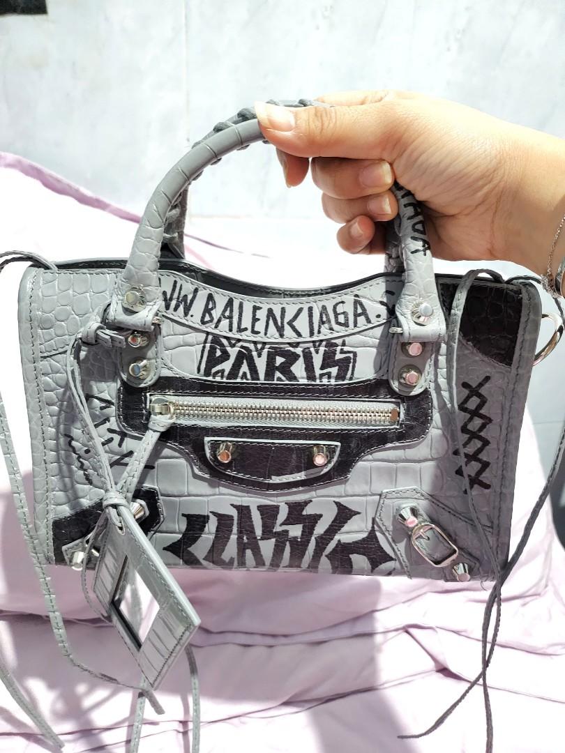 balenciaga metallic edge mini