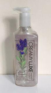 BATH & BODY WORKS CREAMY LUXE HANDSOAP HAND SOAP - FRENCH LAVENDER - SALE