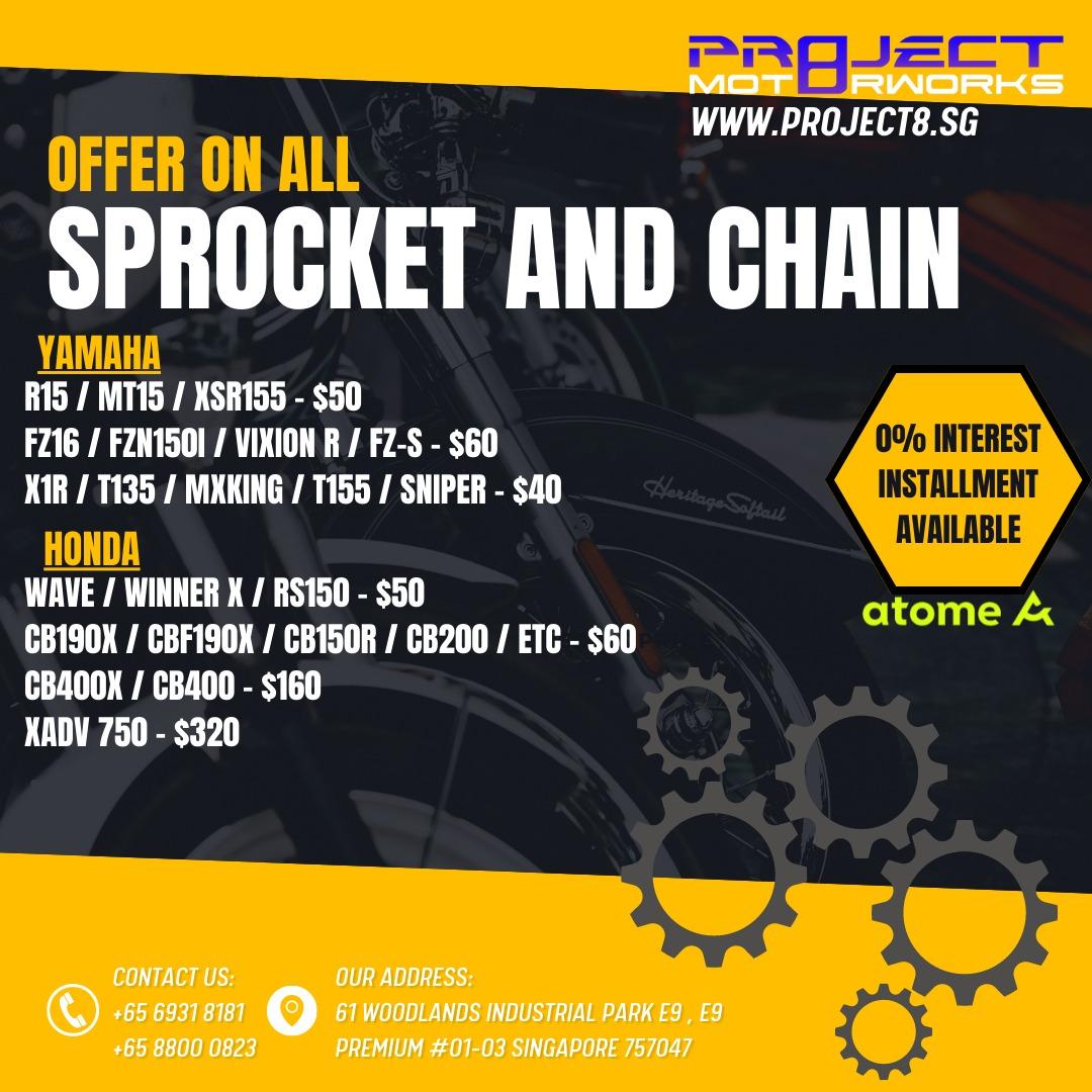 motorbike servicing promo YAMAHA AEROX NMAX SNIPER XSR R15