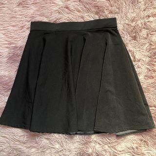 Black skater skirt
