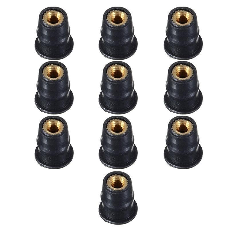 Screw & Fastener Kit For Aprilia RS 125 Windshield / Windscreen - Complete Set Of Rubber Nuts & Discs 14 thumbnail image