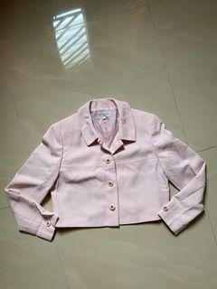 Boxy Princess Diana Vintage VTG Blazer Cropped Structured Outerwear