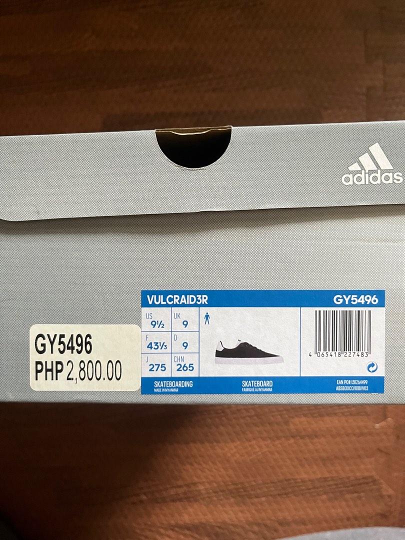 Brand New Adidas Vulc Raid3r Skateboarding Shoes, Men's Fashion