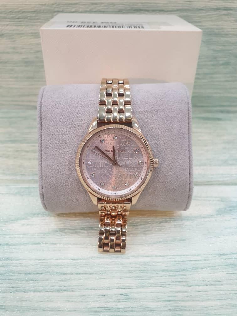 Brand:Michael Kors Ladies Rose Gold Analog Watch 36mm Model:MK-6799, Women's  Fashion, Watches & Accessories, Watches on Carousell