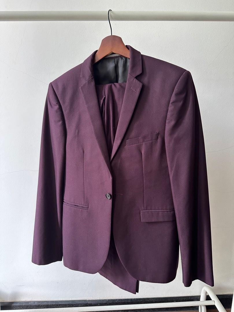 Burton Burgundy Suit Blazer and Pants