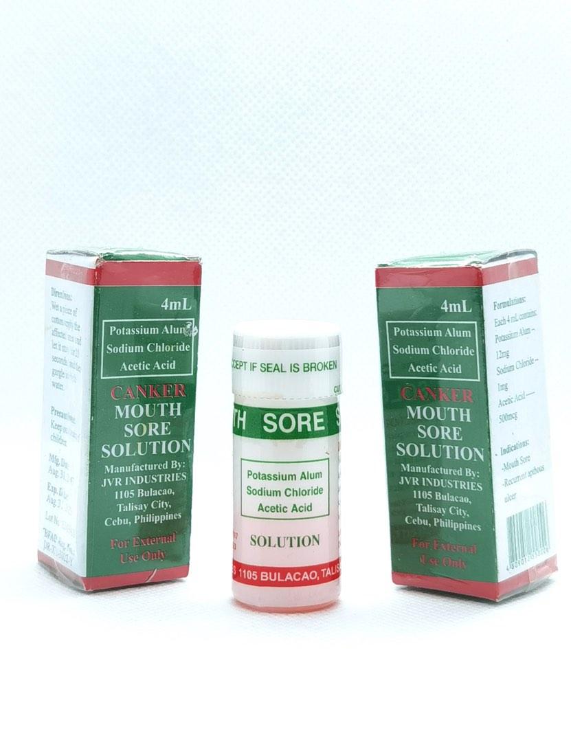 Canker Mouth Sore Solution (Gamot sa Singaw), Beauty & Personal Care
