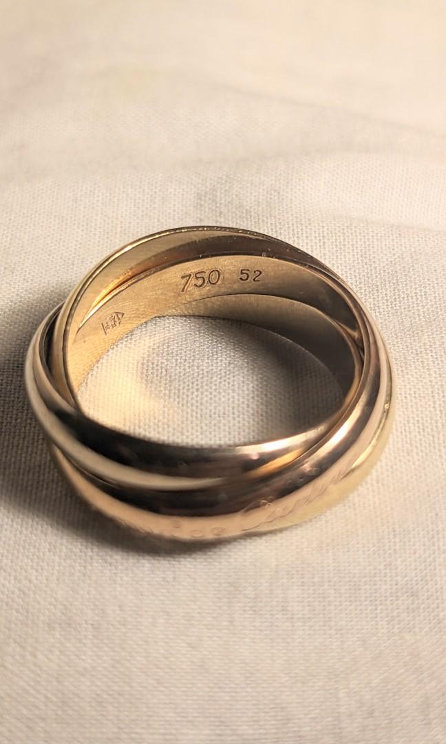 Cartier trinity ring vintage clearance