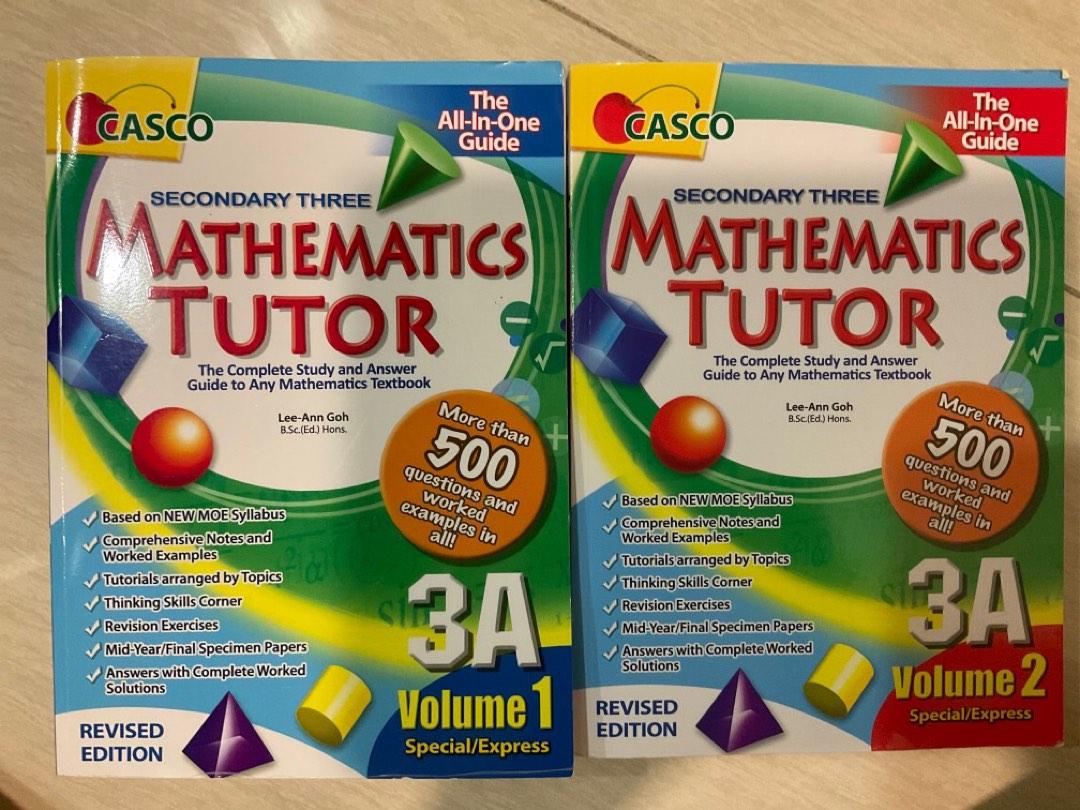CASCO MATH TUTOR 3A VOLUME 1 AND 2 , Hobbies & Toys, Books & Magazines ...