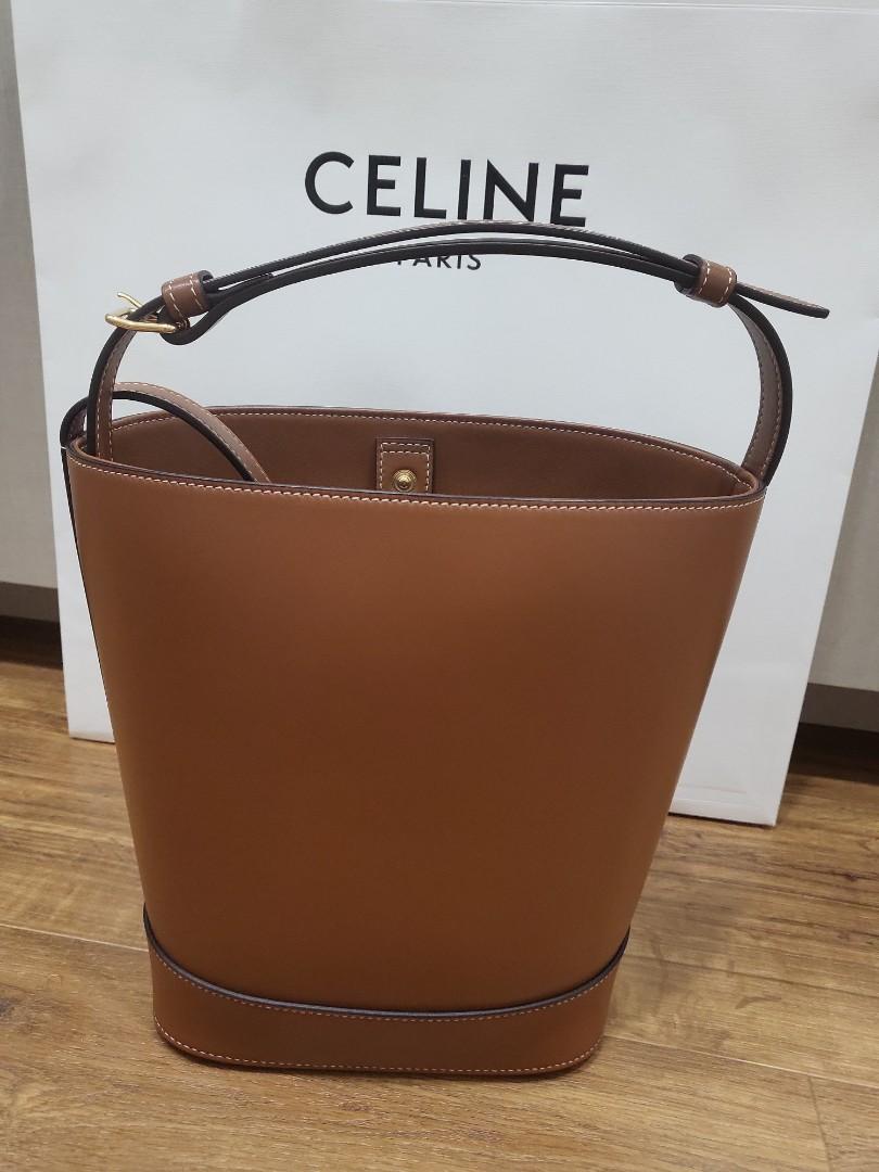 Celine Triomphe Bucket Bag (small), Luxury, Bags & Wallets on Carousell