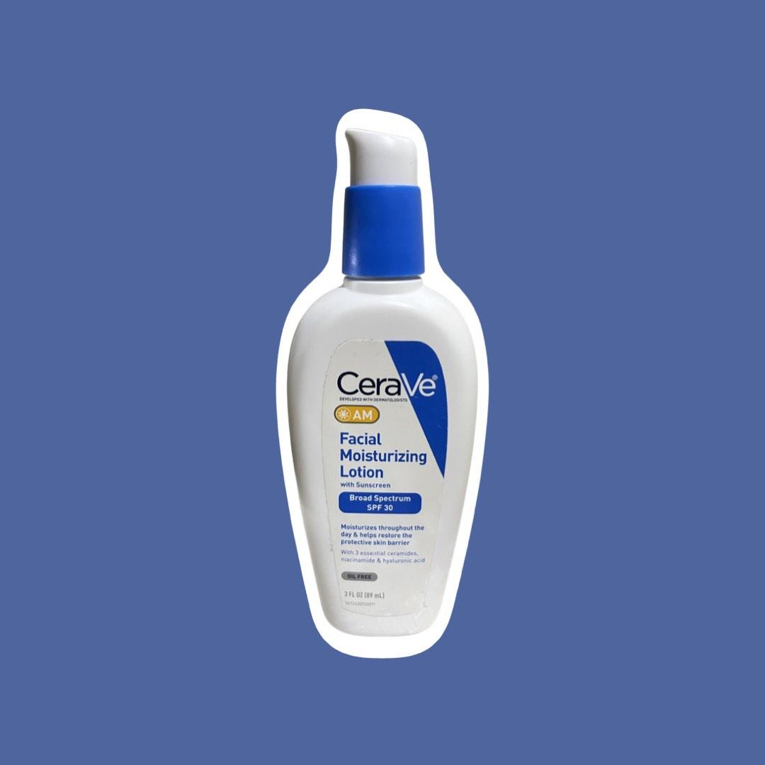 CERAVE AM Facial Moisturizing Lotion with Sunscreen, Beauty & Personal