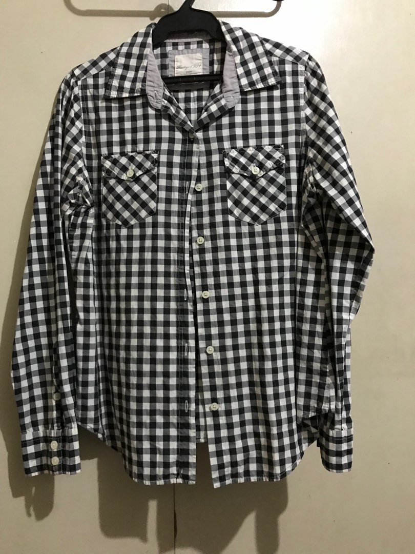 Checkered Print Polo Collar Cropped Long Sleeve Top and Drawstring Mini Skirt Set main image 0