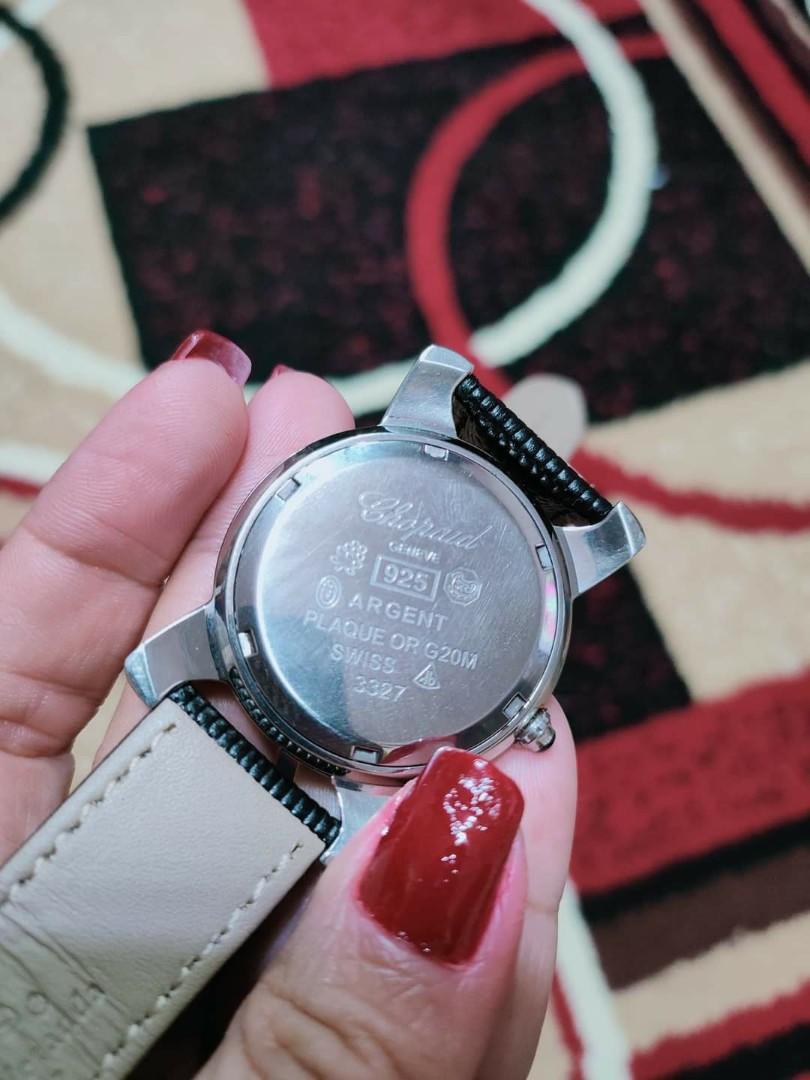 Chopard geneve 925 argent plaque or g20m clearance
