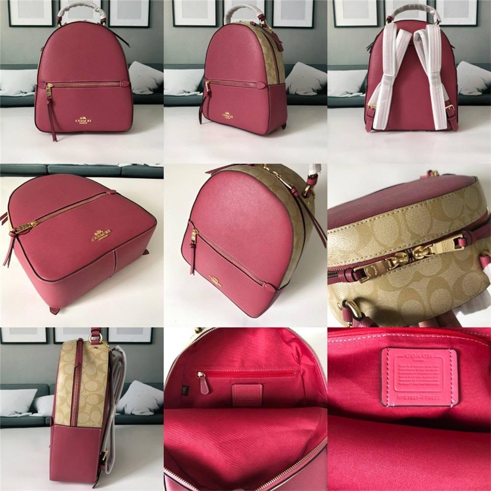 Coach F76624 F77688 F76622 F76715 C2856 3054 Jordyn Backpack Leather Signature Women Zip Bag Coach discount Vintage Fashionista StreetStyle