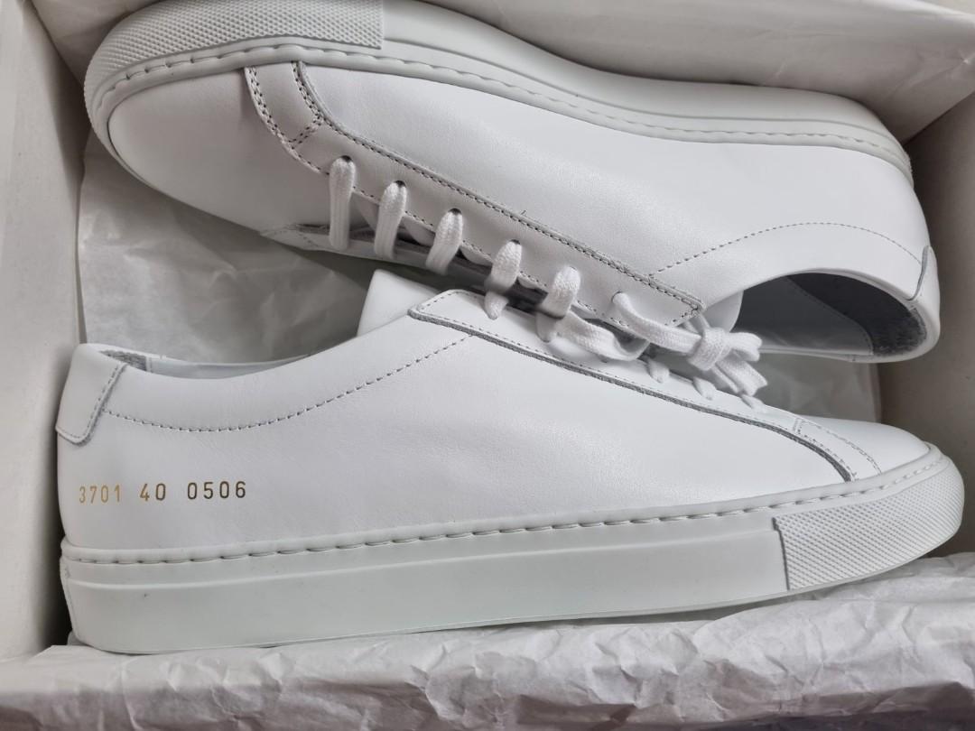 Common Projects Achilles Low White Sz 40, Men's Fashion, Footwear, Sneakers  on Carousell
