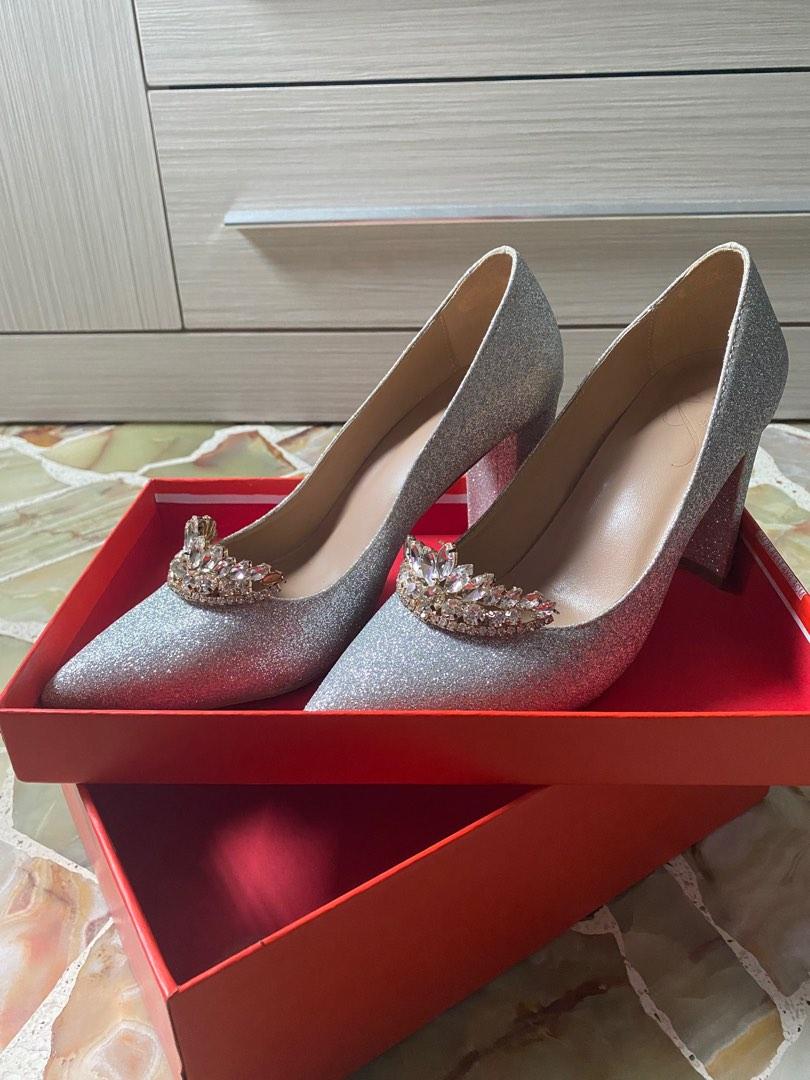 Crystal crown princess high heels Women s