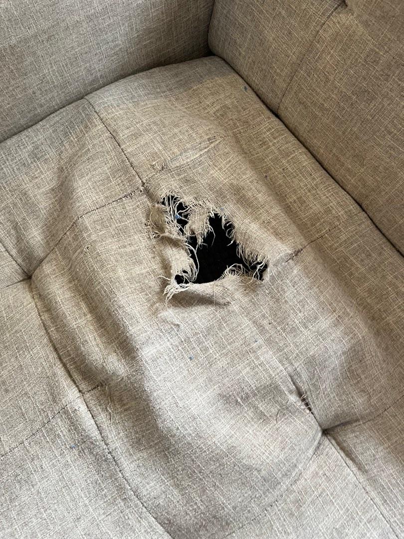 Damaged sofa for sale, Furniture & Home Living, Furniture, Sofas on