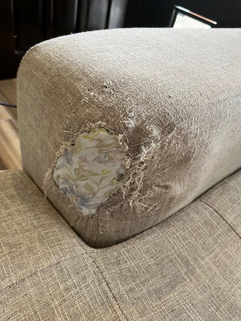 Damaged sofa for sale, Furniture & Home Living, Furniture, Sofas on