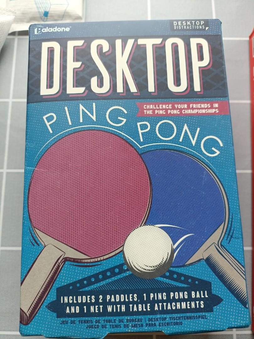 Desktop ping pong, Sports Equipment, Sports & Games, Racket & Ball