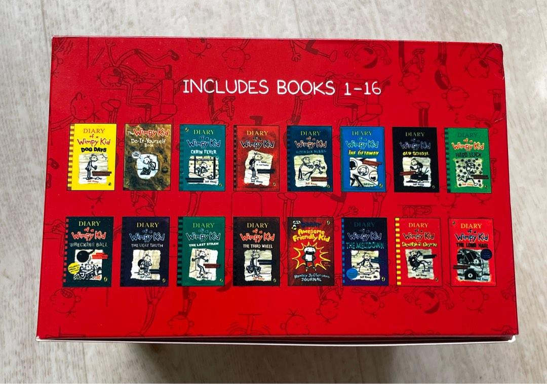 Diary of a wimpy kid , box of 16 books, Hobbies & Toys, Books
