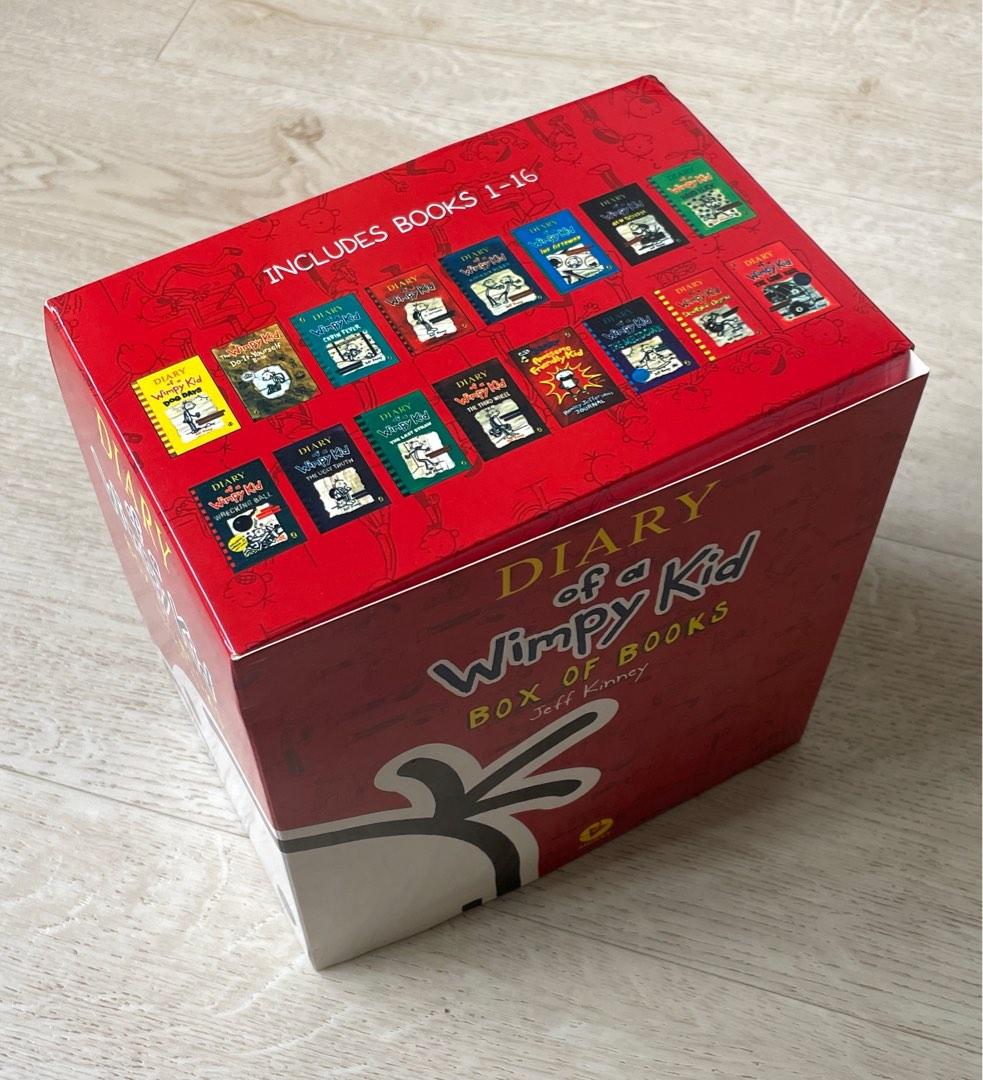 Diary of a wimpy kid , box of 16 books, Hobbies & Toys, Books