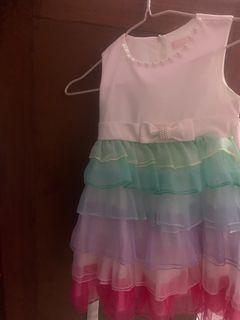 dress rainbow 2-3 tahun