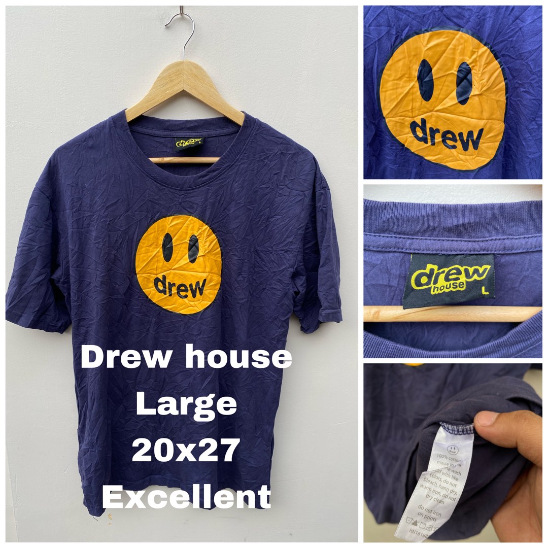 Drew house, Men's Fashion, Tops & Sets, Tshirts & Polo Shirts on Carousell