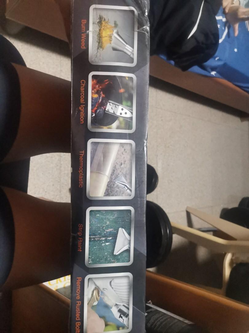 Electric Weed Burner Heat Gun Barbecue Lighter 3 in 1, Garden Gear