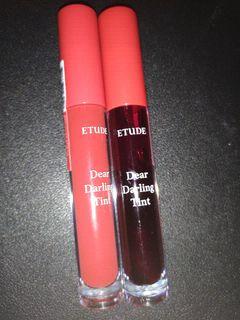 [ETUDE HOUSE] Dear Darling Water Gel Tint - RD302 Dracula Red / BR401 Fig Red