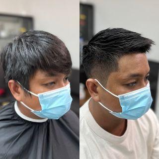Fade and Normal Haircut Eyebrow Shaping Private Barber Suite Jurong East