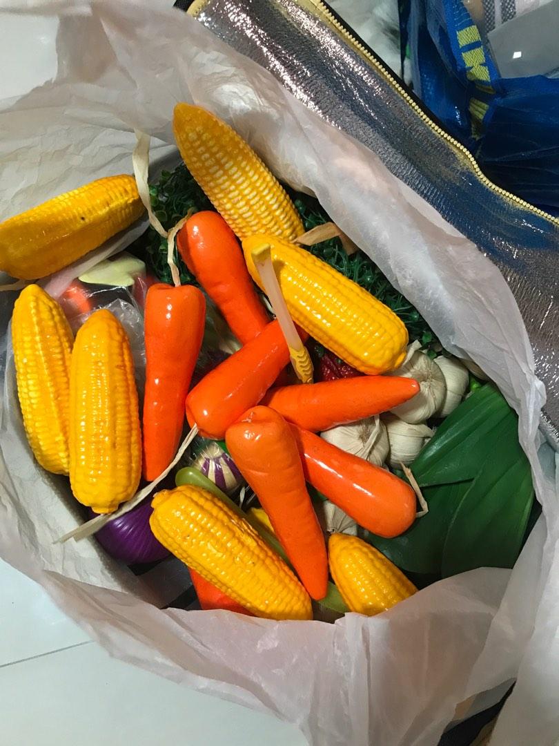Fake vegetables and fruits, Hobbies & Toys, Toys & Games on Carousell