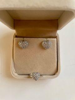 Fashion Jewelry Set Ring & Earrings