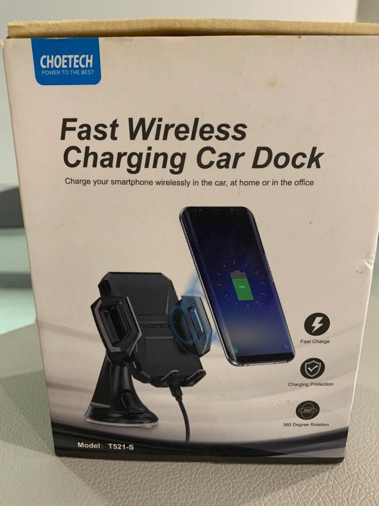 Fast wireless charging car dock, Mobile Phones & Gadgets, Other Gadgets