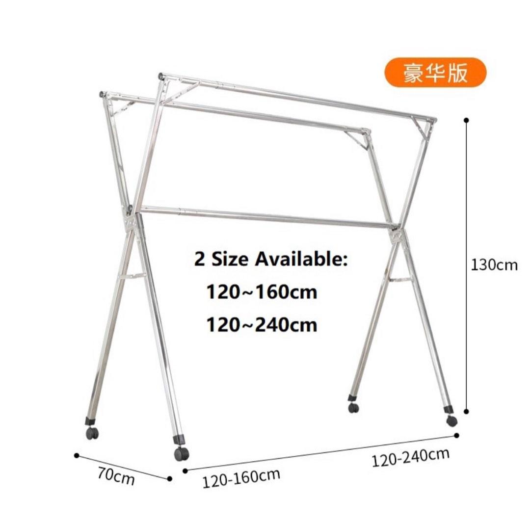 Foldable extendable rack - Laundry drying rack, Furniture & Home Living ...