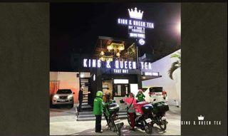 Franchise Your own King&Queen milktea Shop